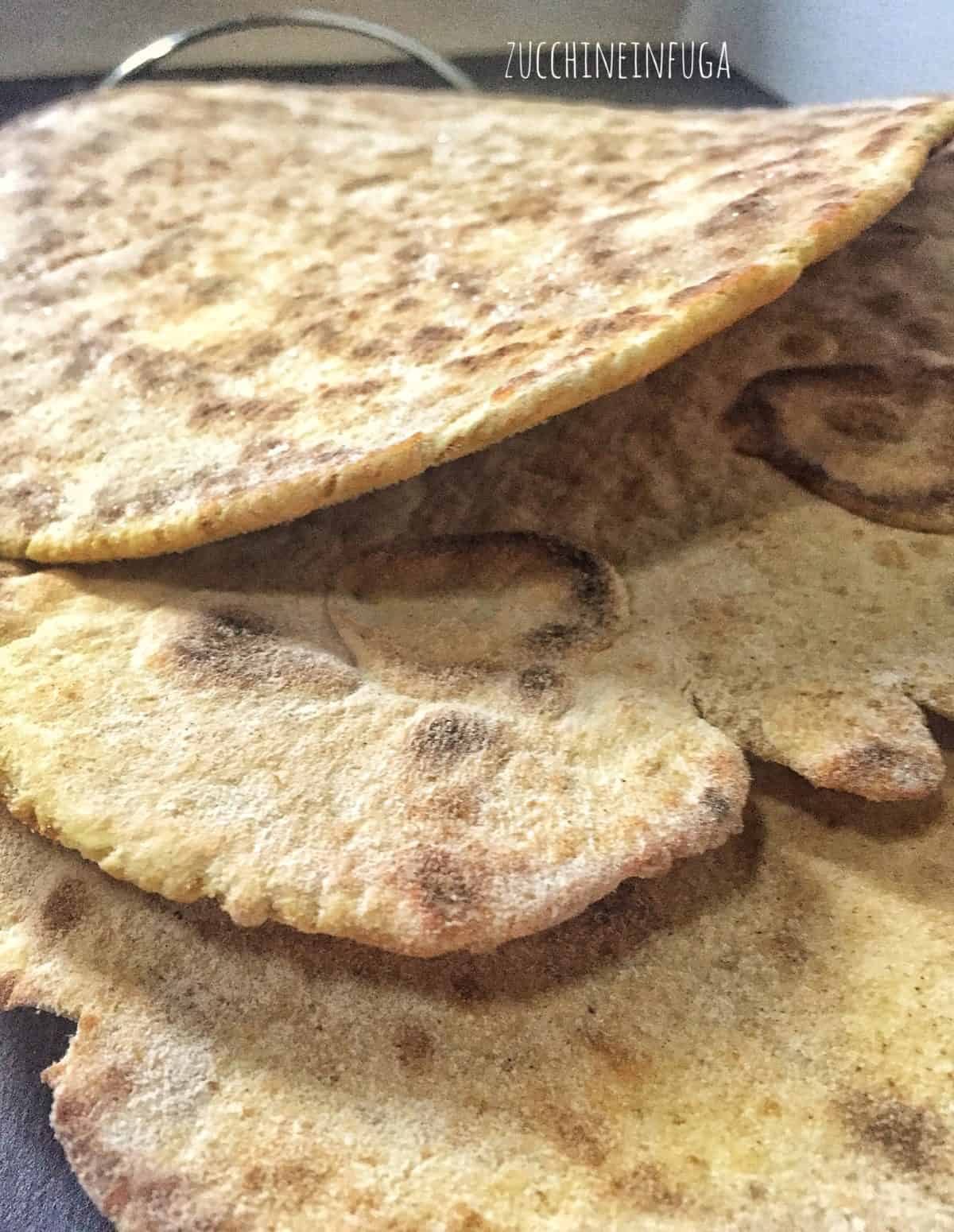 Piadina Romagnola classica, zucchineinfuga