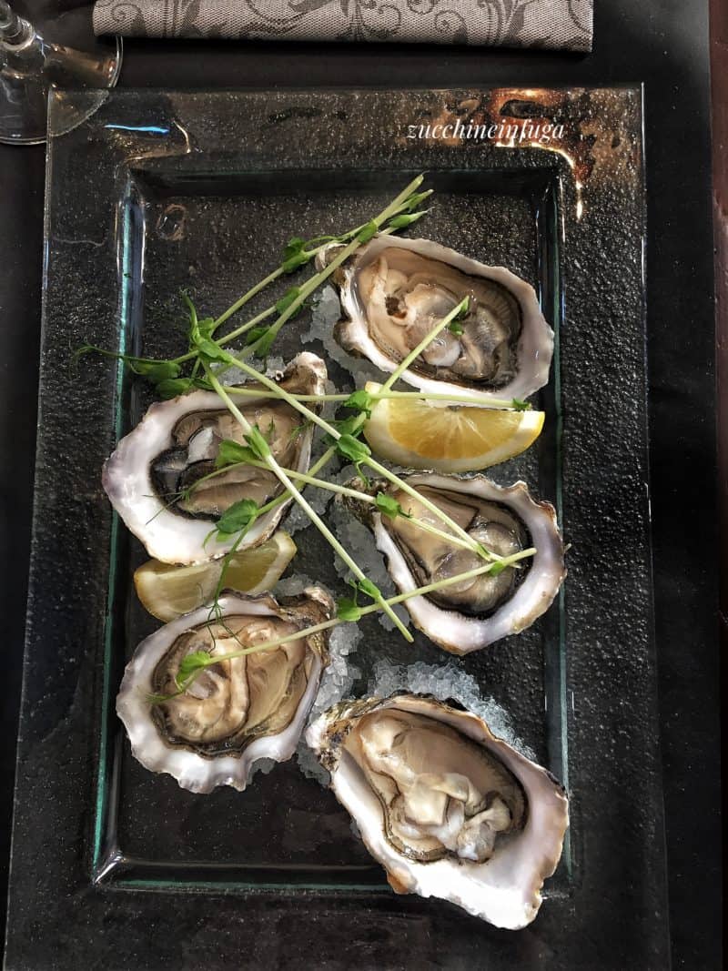ostriche Gillardeau, zucchineinfuga