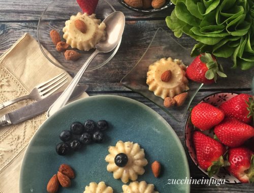 Budino di crema alle mandorle a basso IG