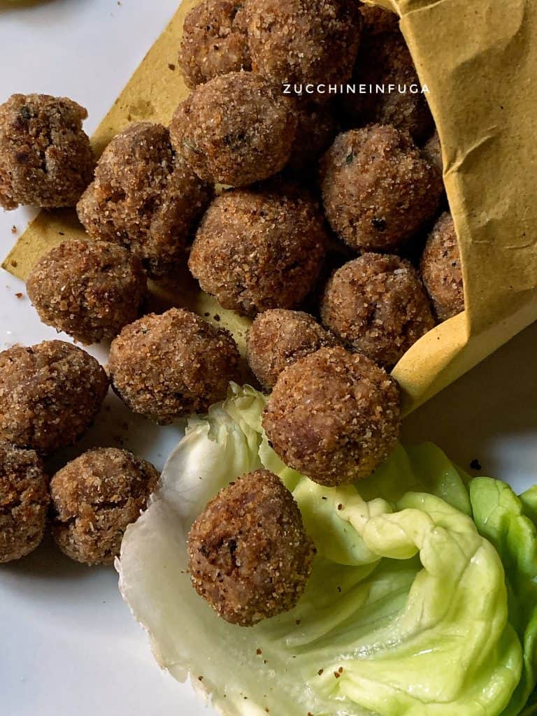 polpettine di manzo a basso ig, zucchineinfuga